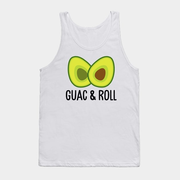 Guac and Roll Tank Top by TextTees